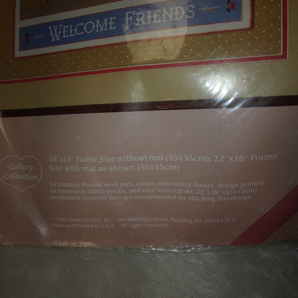 "Bear Friends" crewel embroidery kit 51003, NWT - Picture 4 of 5